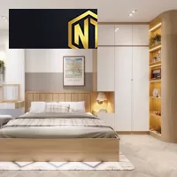 TỦ QUẦN ÁO GỖ MDF PHỦ MELAMINE MẪU 24